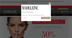 Desktop Screenshot of madeleine-fashion.nl